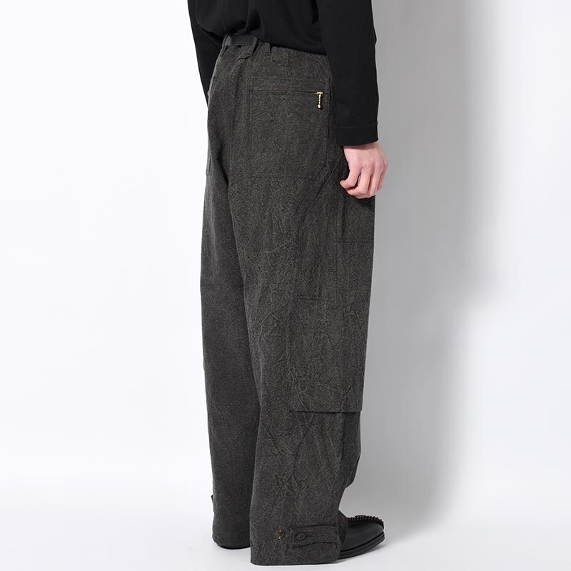 UTILITY WORK PANTS -BLACK-