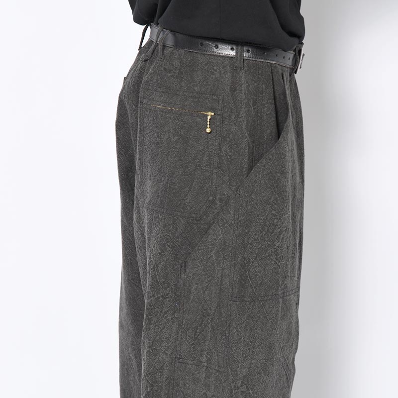 UTILITY WORK PANTS -BLACK-