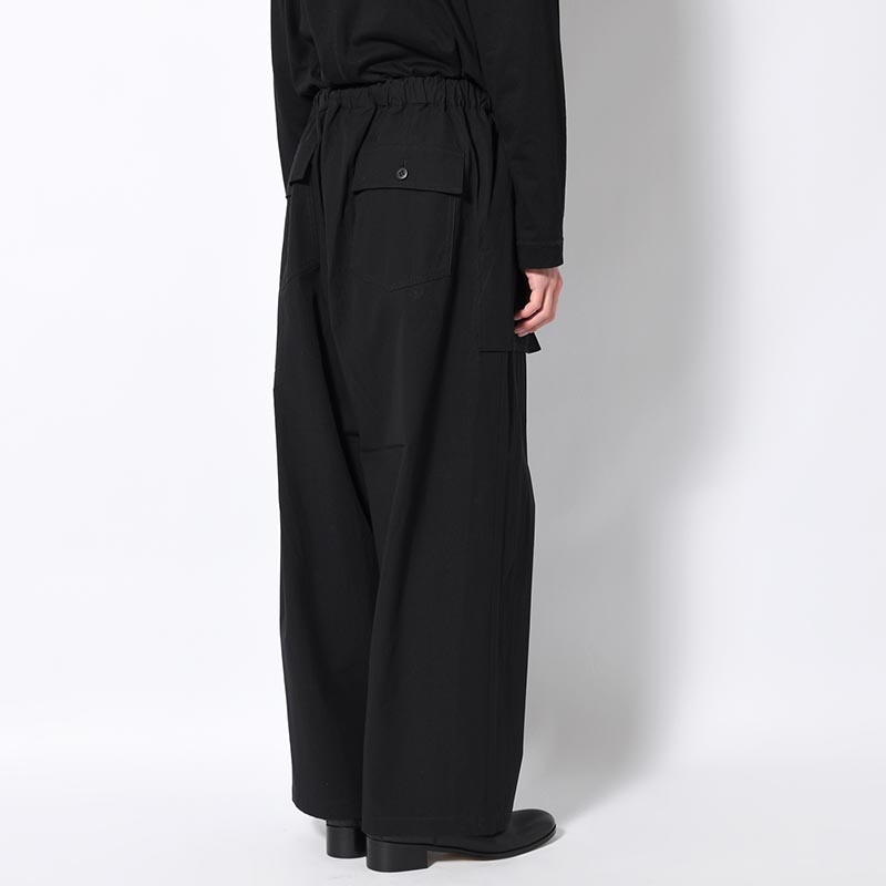 ORIENTAL BAKER PANTS -BLACK-