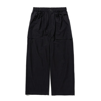 ORIENTAL BAKER PANTS -BLACK-