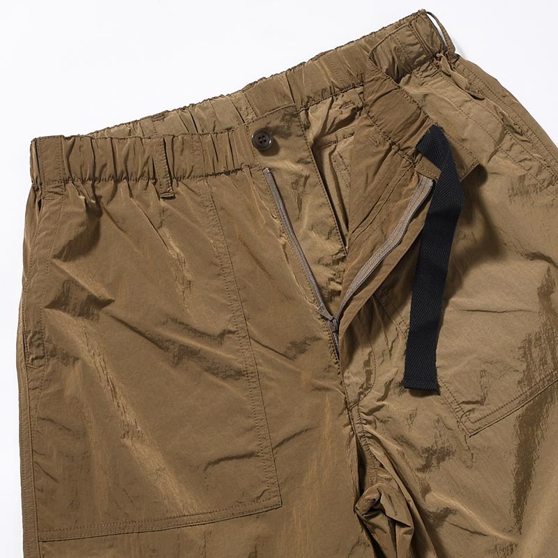 NYLON CARGO PANTS -OLIVE-