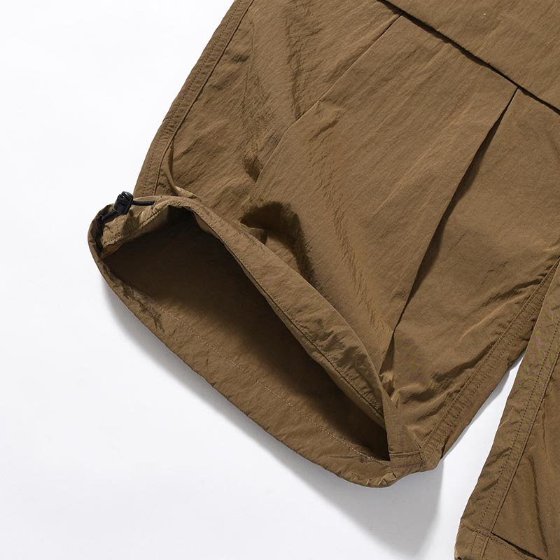 NYLON CARGO PANTS -OLIVE-