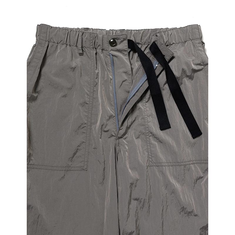 NYLON CARGO PANTS -SILVER-