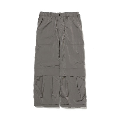 NYLON CARGO PANTS -SILVER-