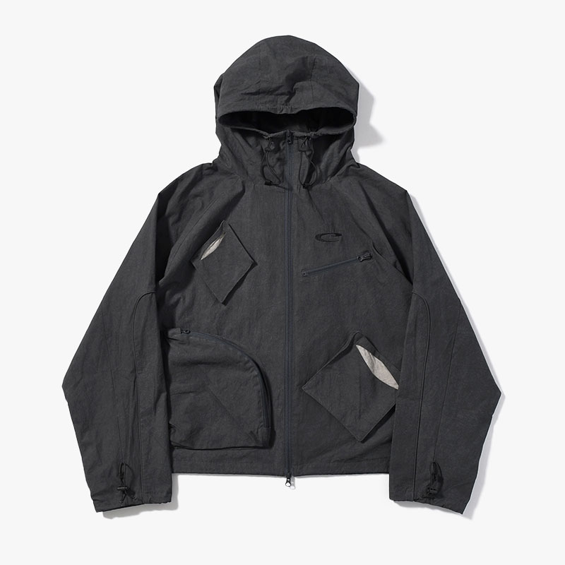 CPG RHOMBUS POCKET DYE JACKET -2.COLOR-(BLACK)