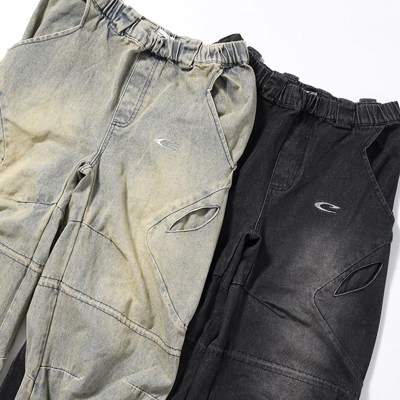 CPG RHOMBUS DENIM PANTS -2.COLOR-