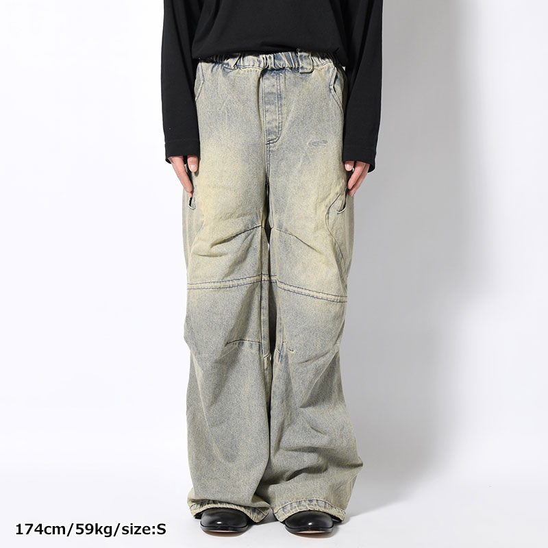 CPG RHOMBUS DENIM PANTS -2.COLOR-