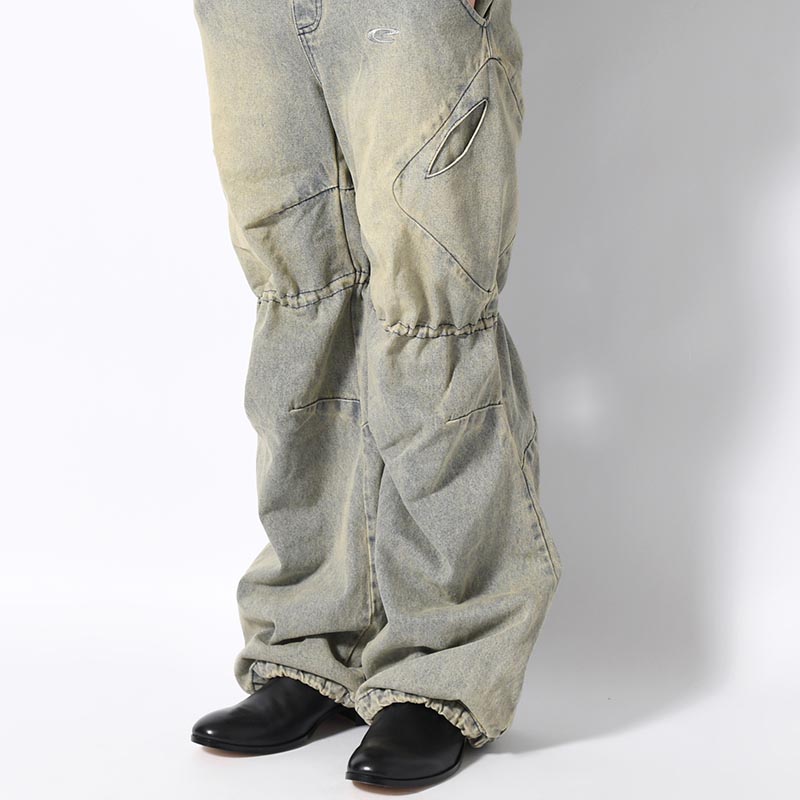 CPG RHOMBUS DENIM PANTS -2.COLOR-