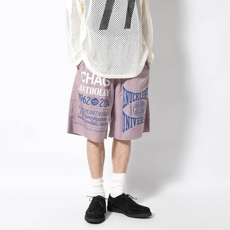 BIG SHORTS -PURPLE BEIGE-