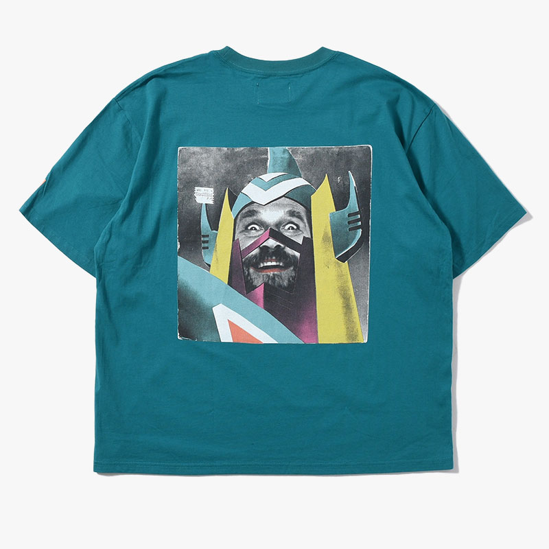 DUDE OR DIE TEE -2.COLOR-(BLUEGREEN)