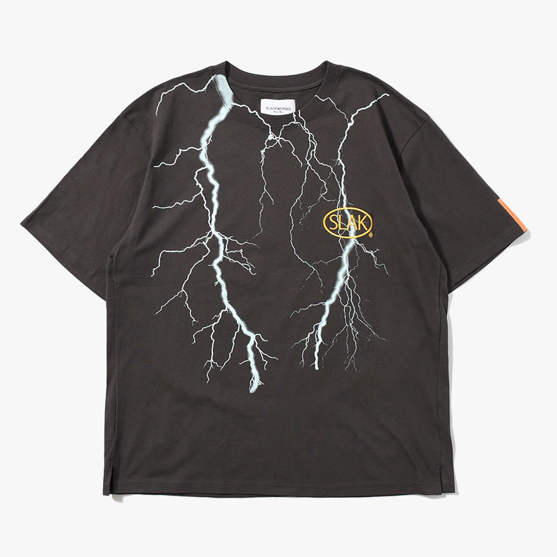 LIGHTNING TEE -2.COLOR-(FADE BLACK)