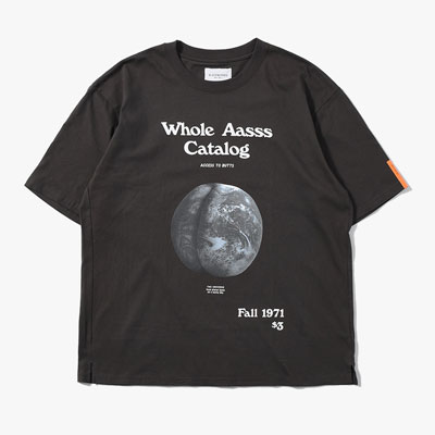 WHOLE ASS TEE -FADE BLACK-