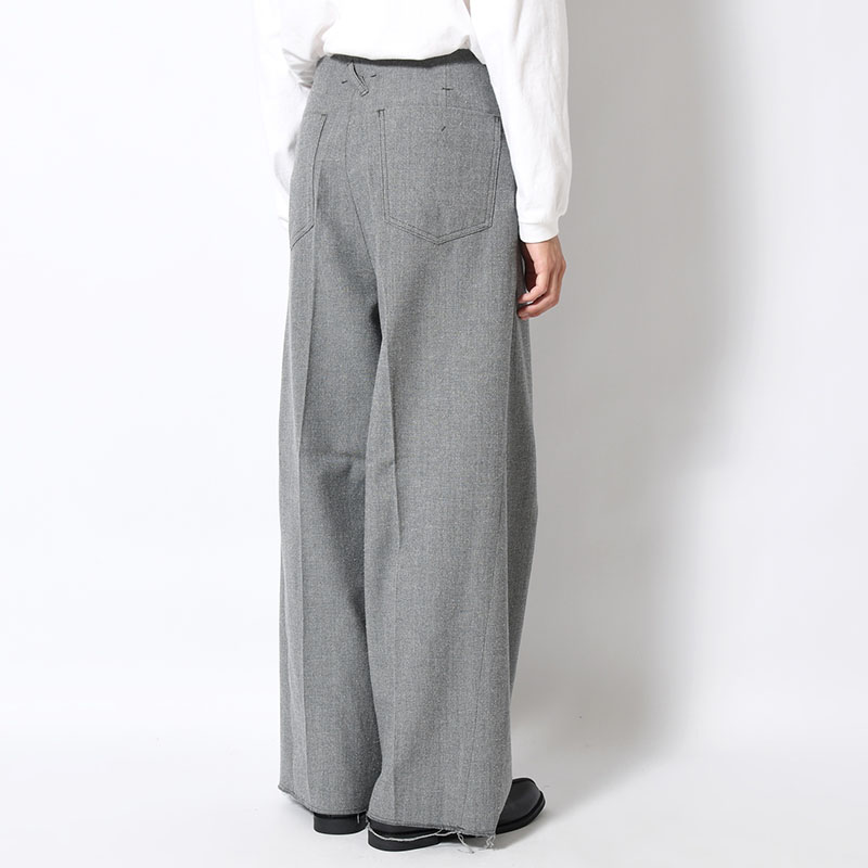 TUCK-BAGGY TYPE 3 Bishu Japan Nep Wool FAB -2.COLOR-
