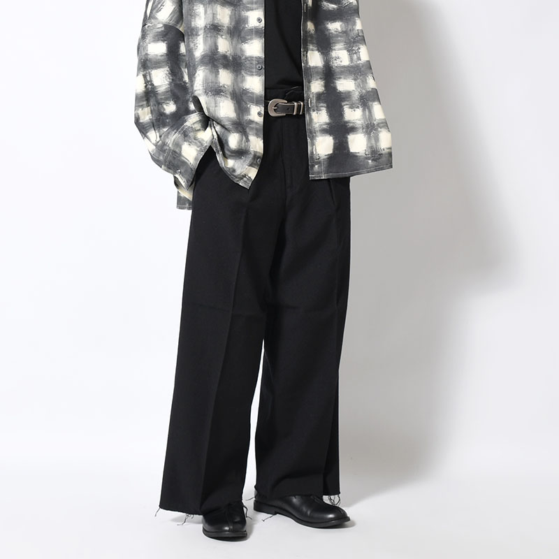 TUCK-BAGGY TYPE 3 Bishu Japan Nep Wool FAB -2.COLOR-