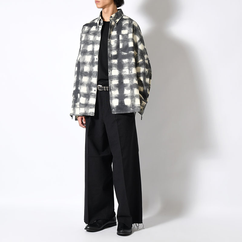 TUCK-BAGGY TYPE 3 Bishu Japan Nep Wool FAB -2.COLOR-