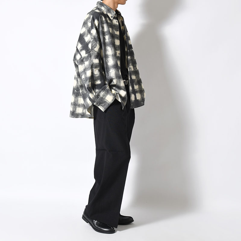 TUCK-BAGGY TYPE 3 Bishu Japan Nep Wool FAB -2.COLOR-
