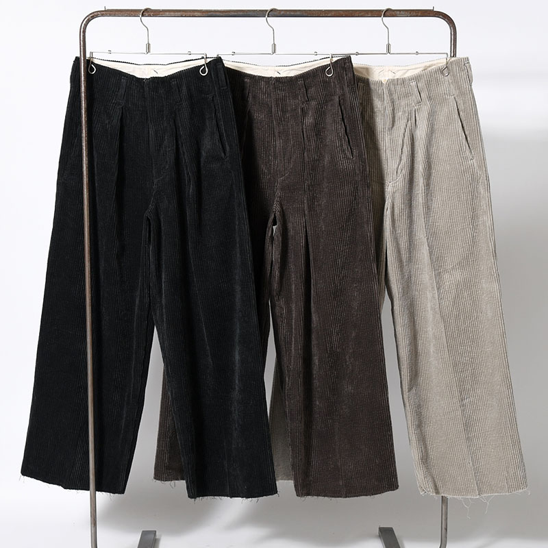 TUCK-BAGGY TYPE3 Enshu Japan Soft Cord FAB -3.COLOR-