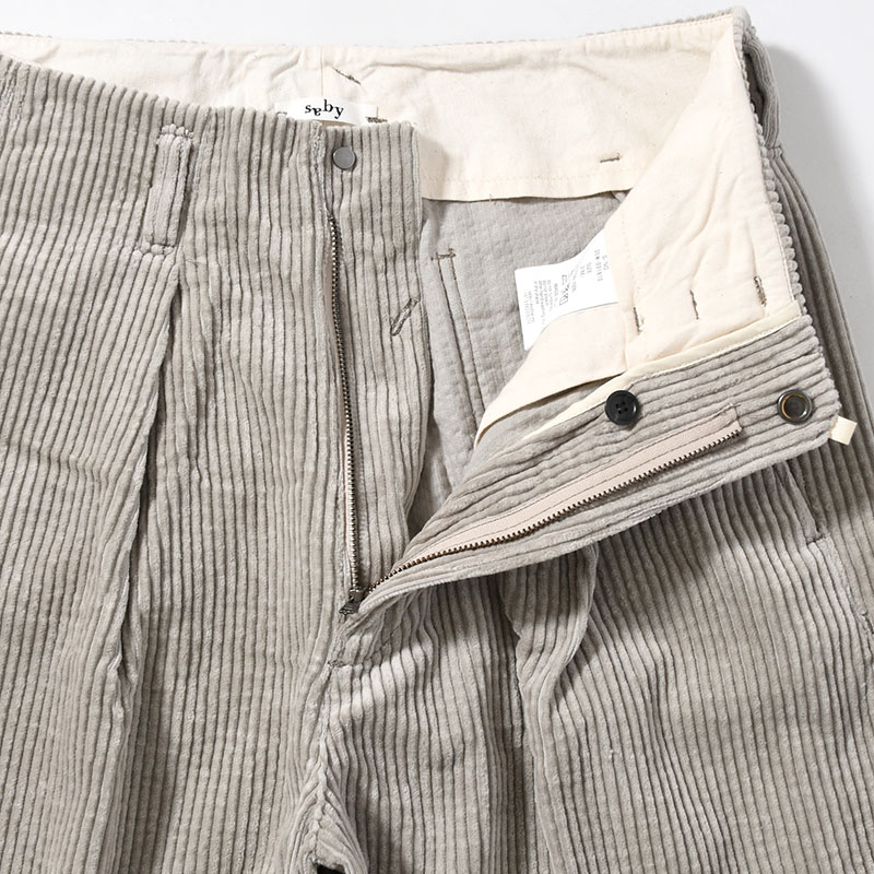 TUCK-BAGGY TYPE3 Enshu Japan Soft Cord FAB -3.COLOR-