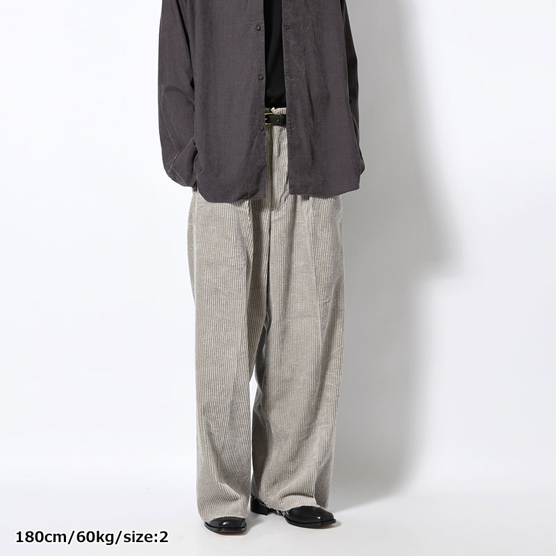TUCK-BAGGY TYPE3 Enshu Japan Soft Cord FAB -3.COLOR-