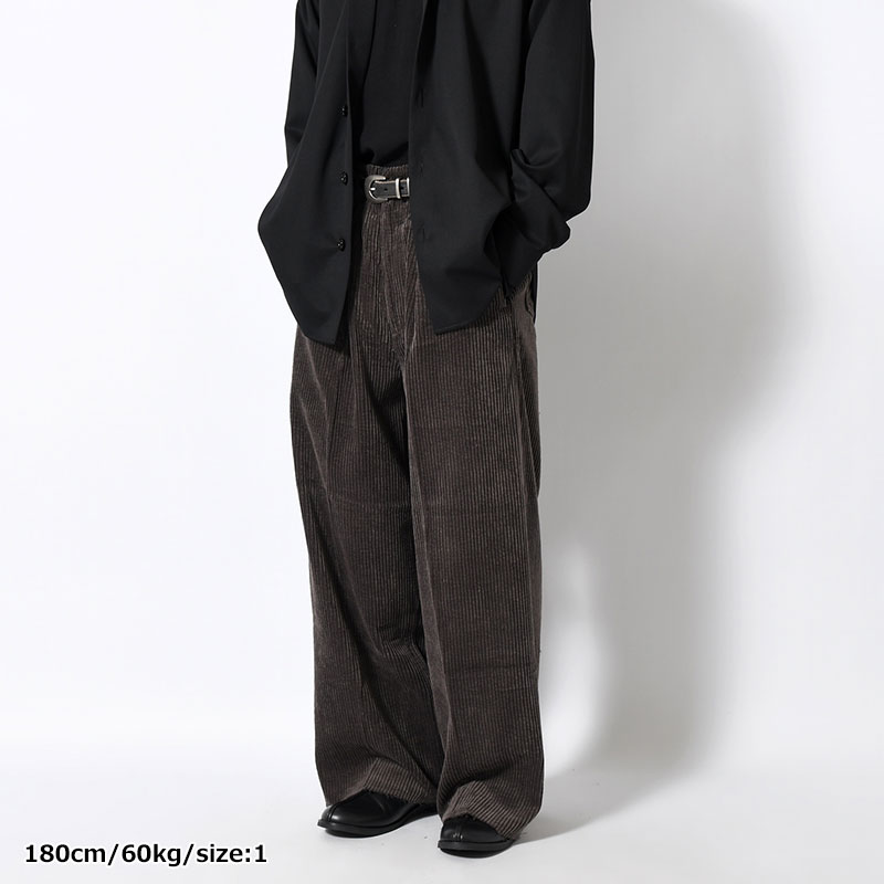 TUCK-BAGGY TYPE3 Enshu Japan Soft Cord FAB -3.COLOR-