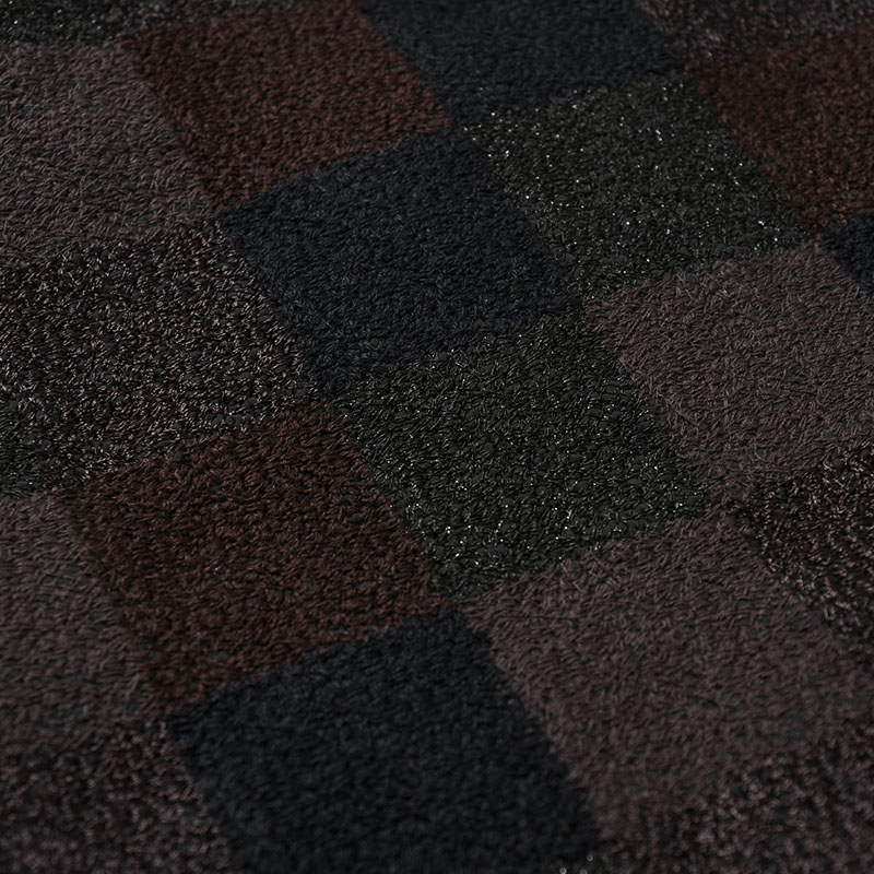 QUILTING COAT Original Embroidery FAB -ASH BROWN-