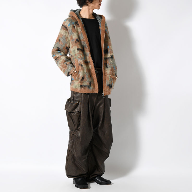 MOHAIR HOODIE -CAMO-