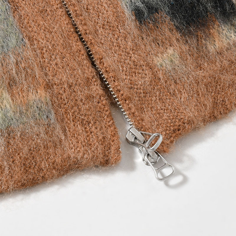 MOHAIR HOODIE -CAMO-