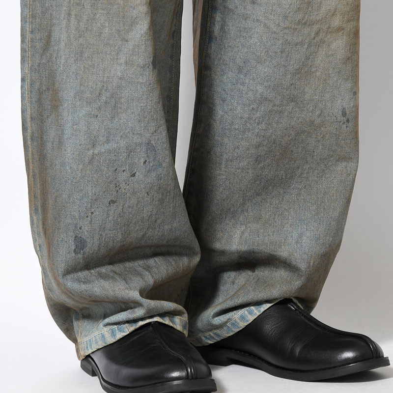 NEW COMMUNE DIRT BAGGY DENIM PANTS -INDIGO-