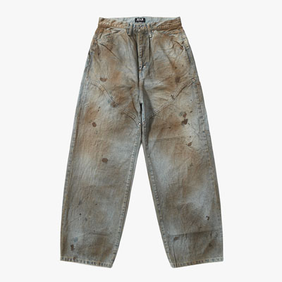 NEW COMMUNE DIRT BAGGY DENIM PANTS -INDIGO-