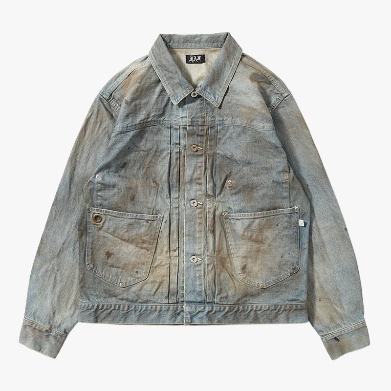 TYPE-2.5 DIRT DENIM JACKET -INDIGO-