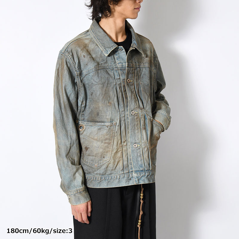 TYPE-2.5 DIRT DENIM JACKET -INDIGO-