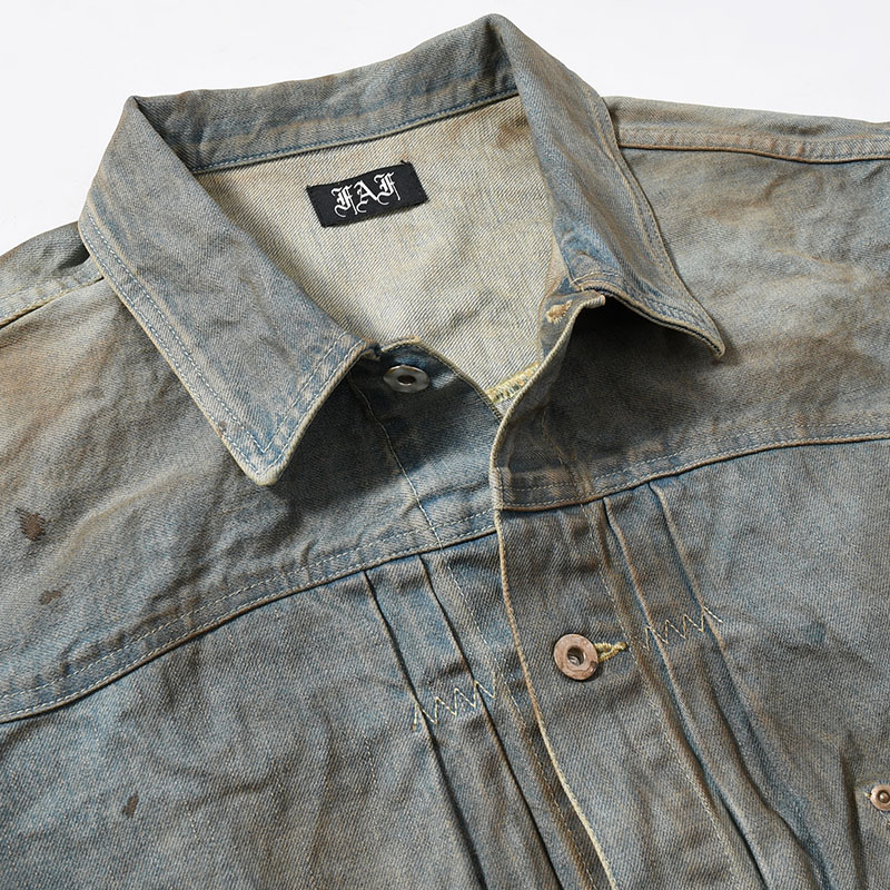 TYPE-2.5 DIRT DENIM JACKET -INDIGO-
