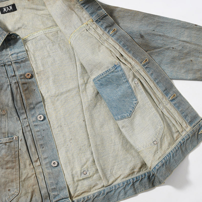 TYPE-2.5 DIRT DENIM JACKET -INDIGO-