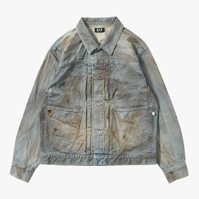 TYPE-2.5 DIRT DENIM JACKET -INDIGO-