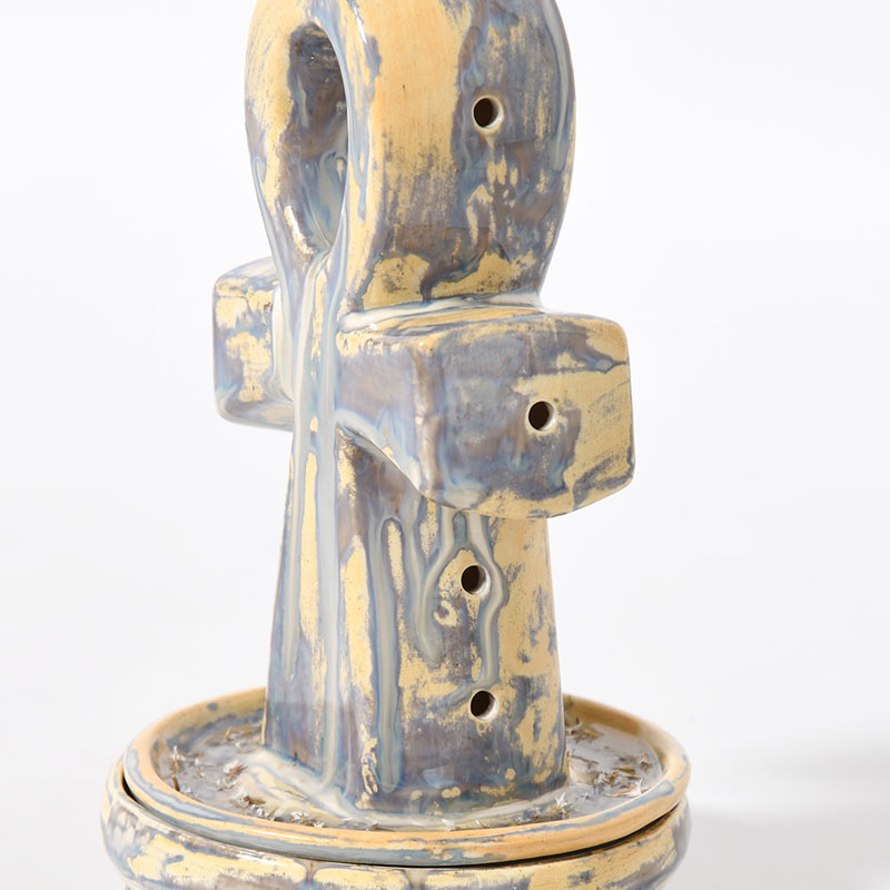 ANKH INCENSE HOLDER -ECRU-
