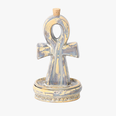 ANKH INCENSE HOLDER -ECRU-