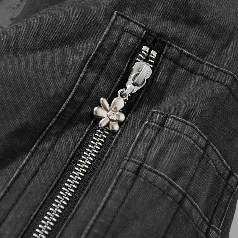 PERIGLACIAL FLIGHT JACKET -BLACK WASH-