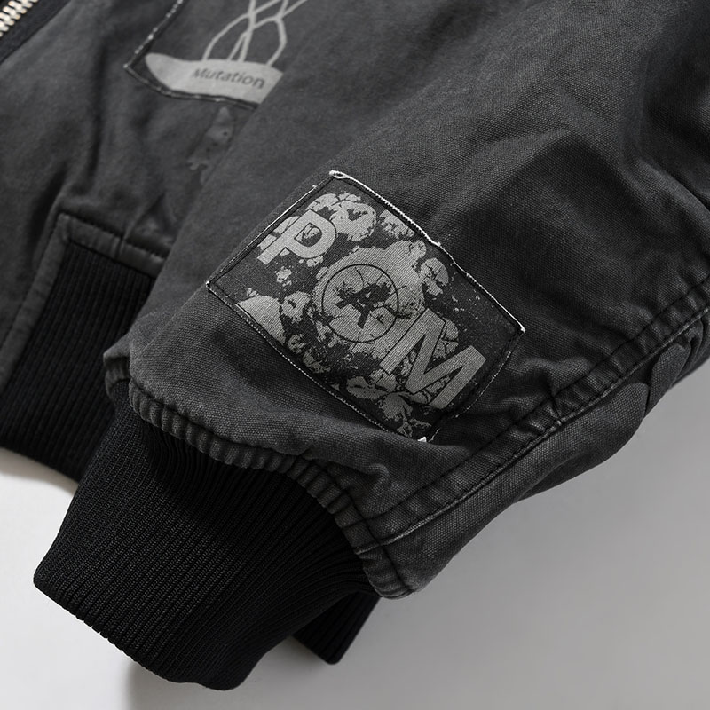 PERIGLACIAL FLIGHT JACKET -BLACK WASH-