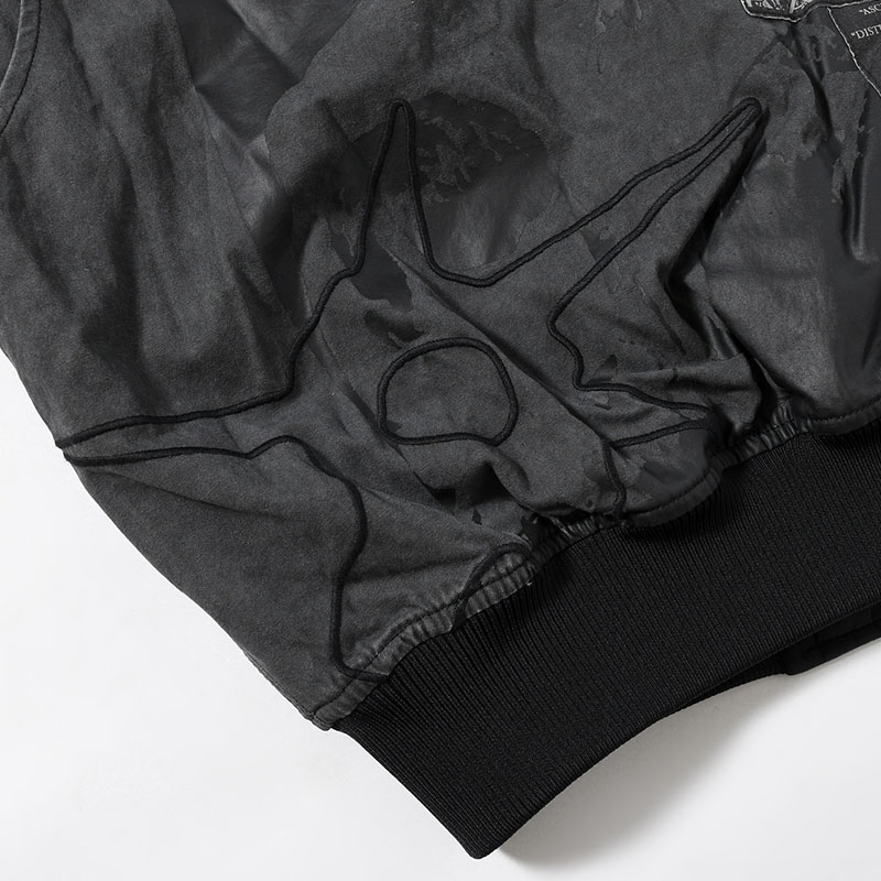 PERIGLACIAL FLIGHT JACKET -BLACK WASH-