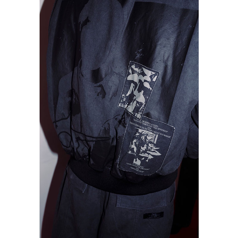 PERIGLACIAL FLIGHT JACKET -BLACK WASH-