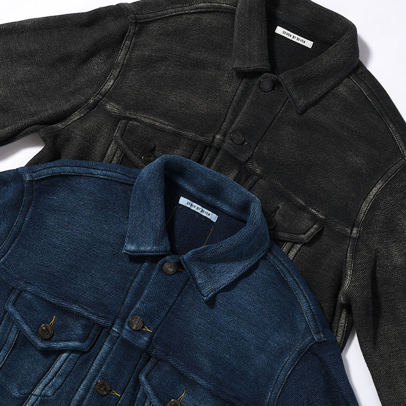 3RD TYPE WASHED KNIT JACKET -2.COLOR-