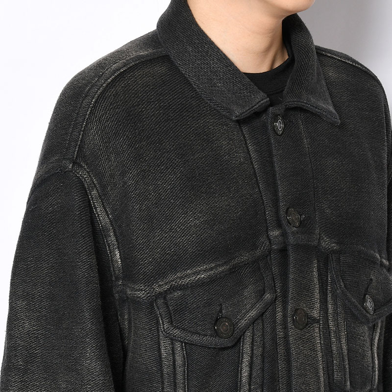 3RD TYPE WASHED KNIT JACKET -2.COLOR-