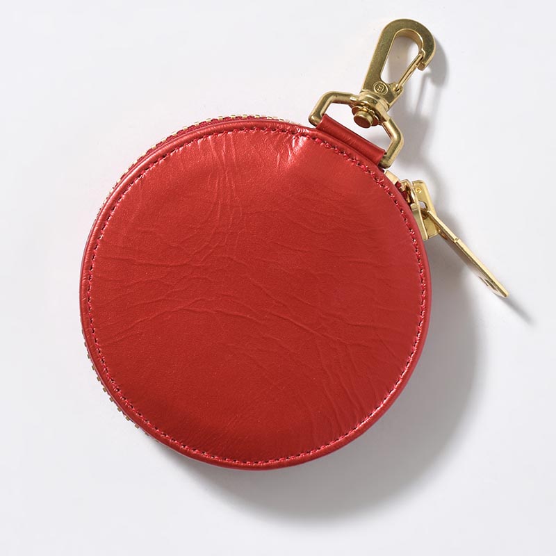 COIN CASE -METALLIC RED-