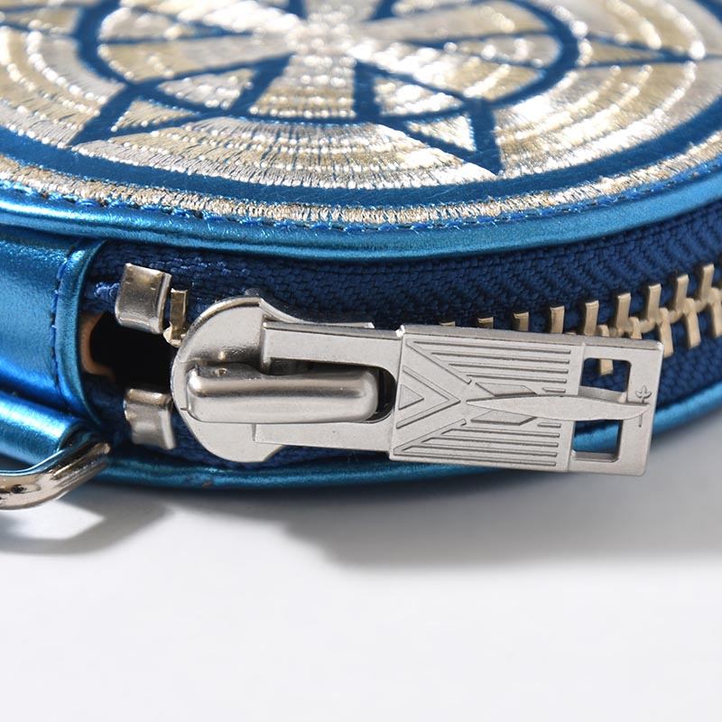 COIN CASE -METALLIC BLUE-