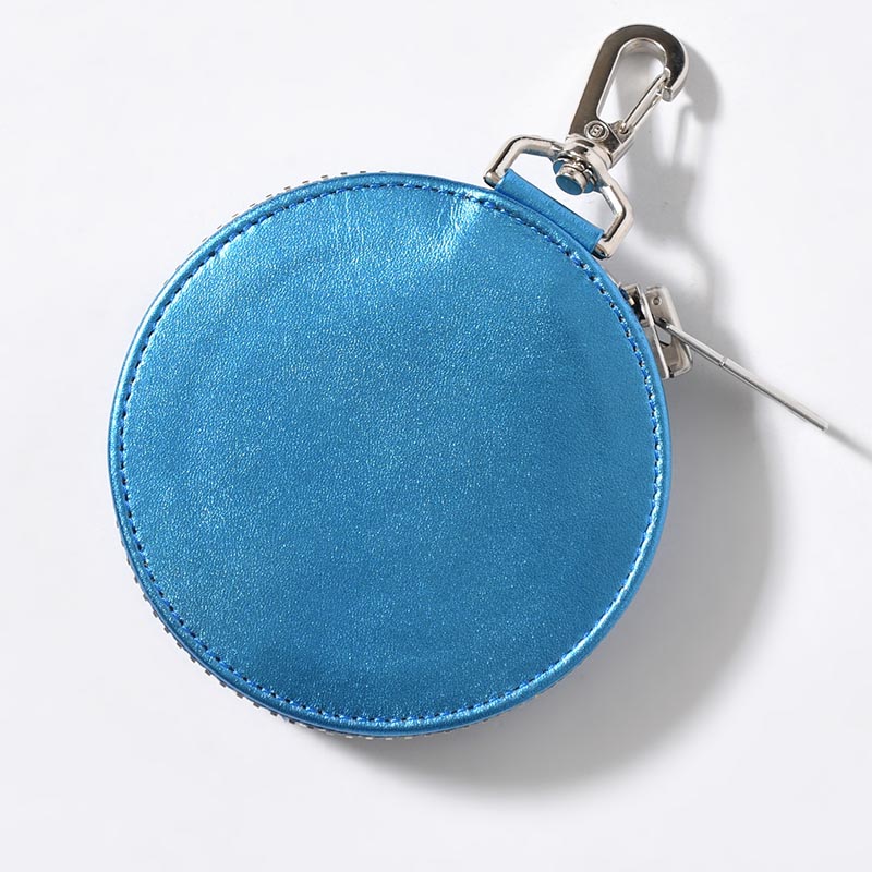 COIN CASE -METALLIC BLUE-