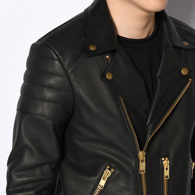 RIDERS JACKET MOTORCYCLE -BLACK-