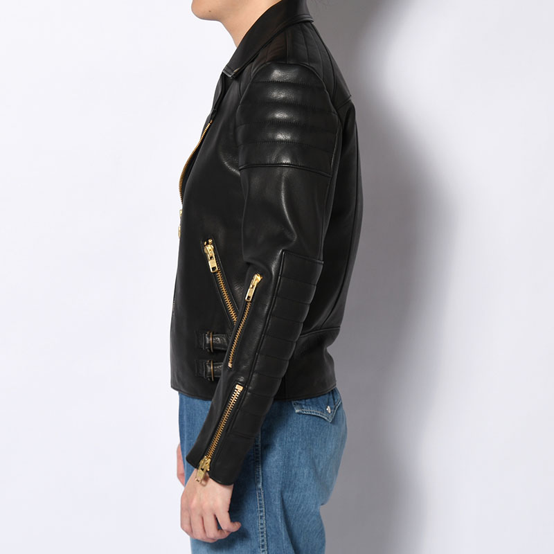 RIDERS JACKET MOTORCYCLE -BLACK-