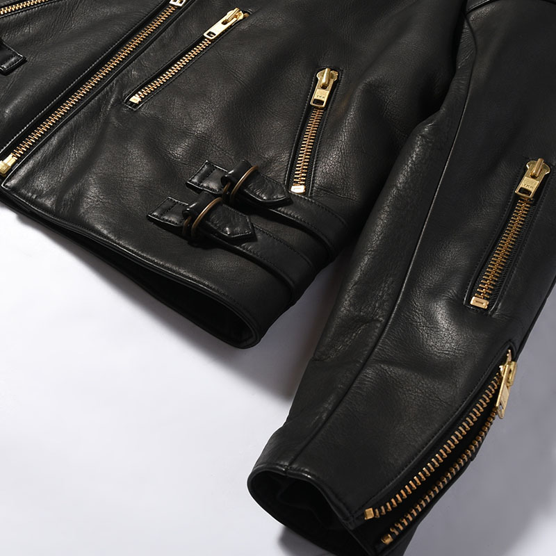 RIDERS JACKET MOTORCYCLE -BLACK-