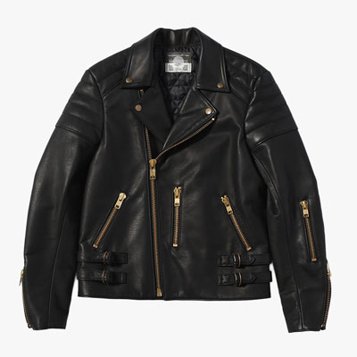 RIDERS JACKET MOTORCYCLE -BLACK-