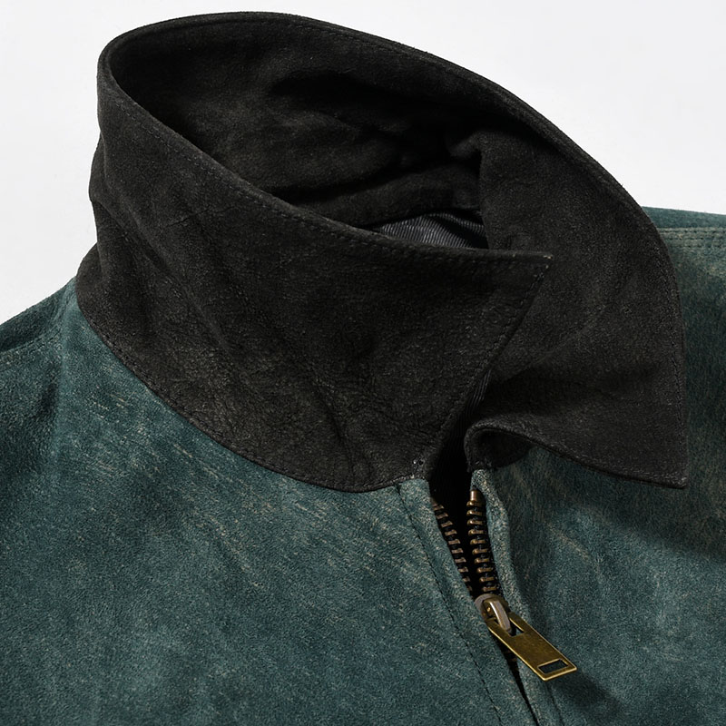 LEATHER DETROIT JACKET -Goat suede Antique finish- -2.COLOR-
